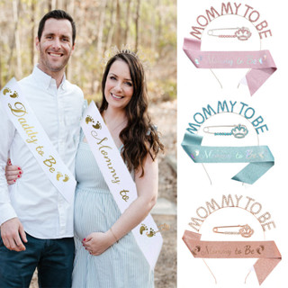 Mommy to be Expectant Mother Party Headband สายสะพายไหล่ สาย…
