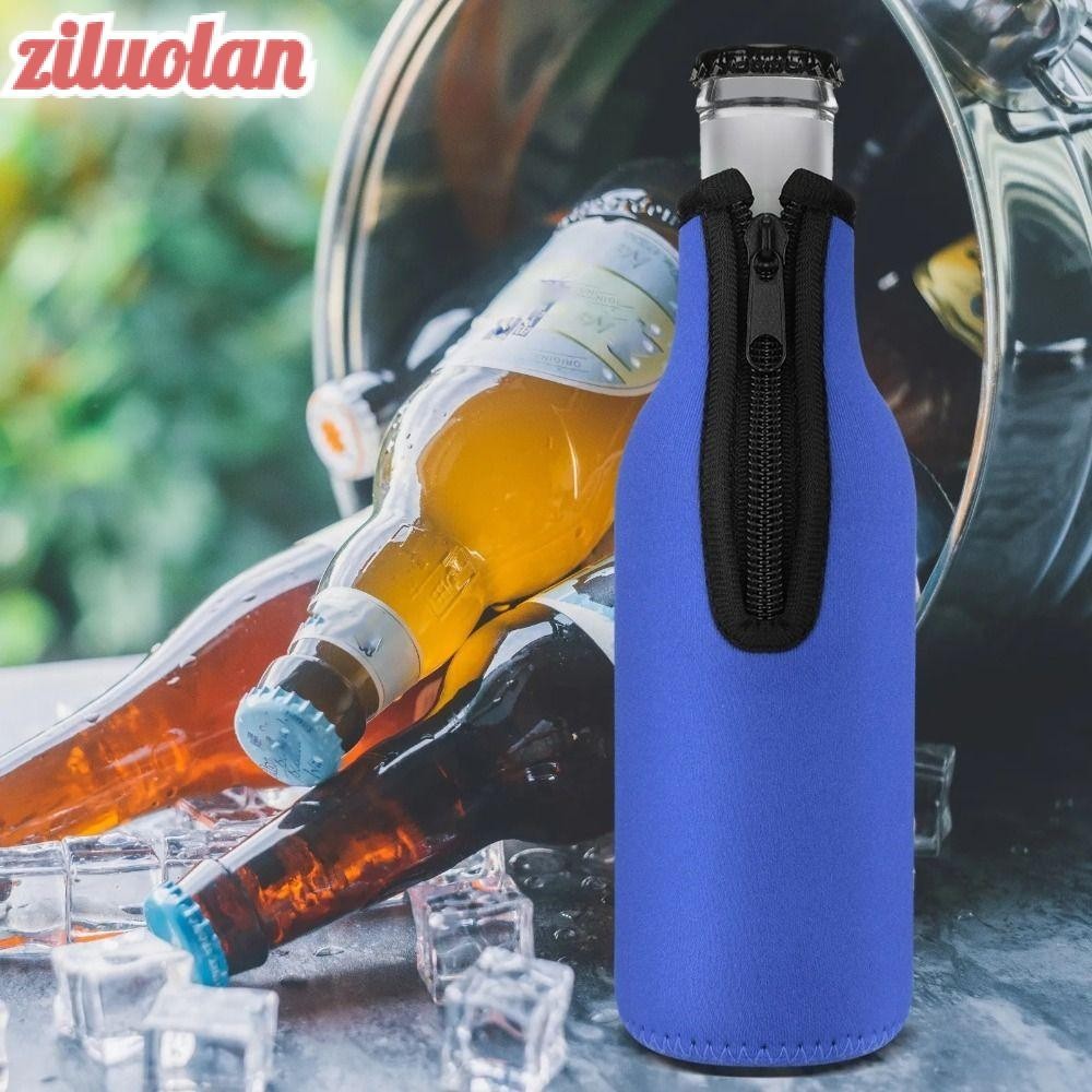 Ziluolan กระเป๋าใส่ขวดน้ํา เบียร์ พร้อมแหวนดึง ฉนวนกันความร้อน คุณภาพสูง แบบพกพา 12 ออนซ์ 330 มล.