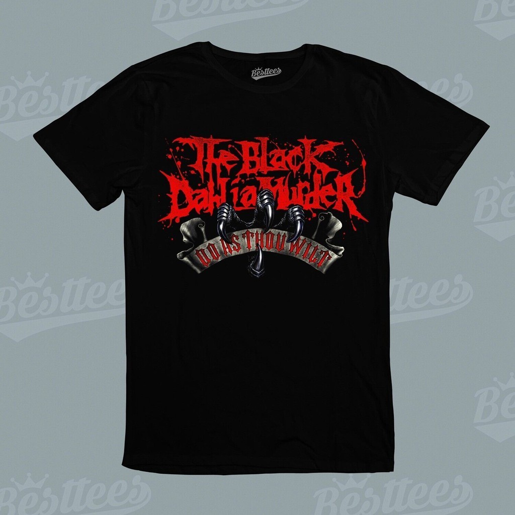 เสื้อยืด พิมพ์ลายวงร็อค The Black Dahlia Murder American Melodic Death Metal Band Rock N' Roll สีดํา