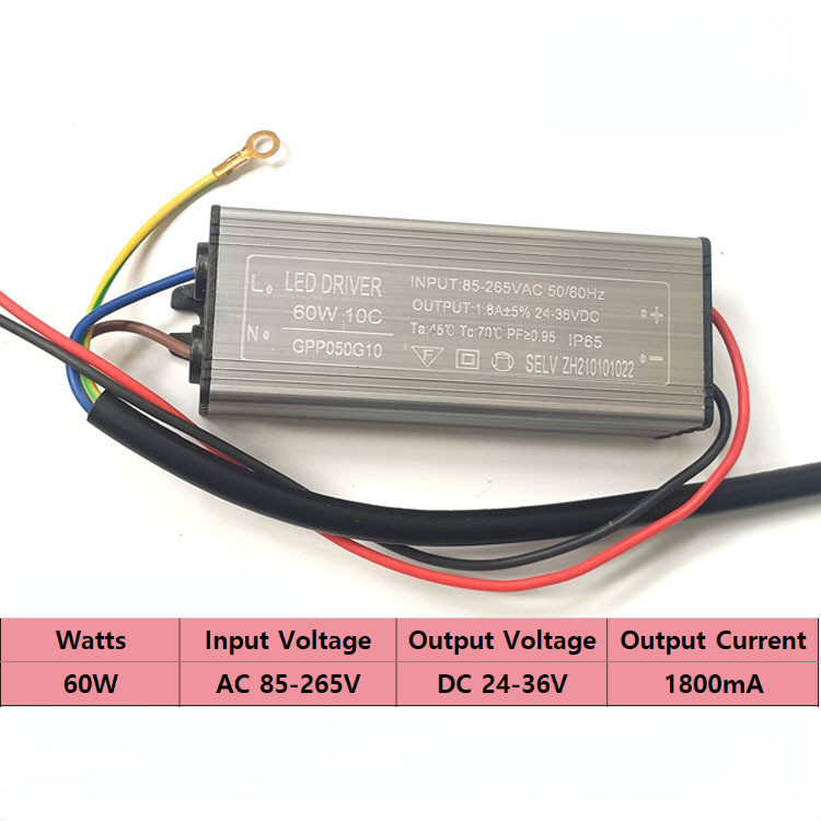 OEING แหล่งจ่ายไฟไดร์เวอร์ไฟ LED, บัลลาสต์ฟลัดไลท์กลางแจ้ง, 20W, 30W, 50W, 60W, 70W, แยกแรงดันไฟฟ้าคงที่ไฟป้องกันไฟกระทิง, ราคา ถูกที่สุด ดีลบีเคเค แกลเลอรีภาพที่ 5