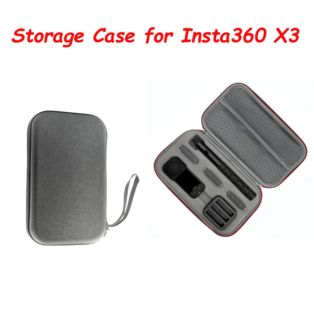 กระเป๋าเก็บกล้องแอคชั่น กันน้ํา อุปกรณ์เสริม สําหรับ Insta360 X3 Insta360 One X3
