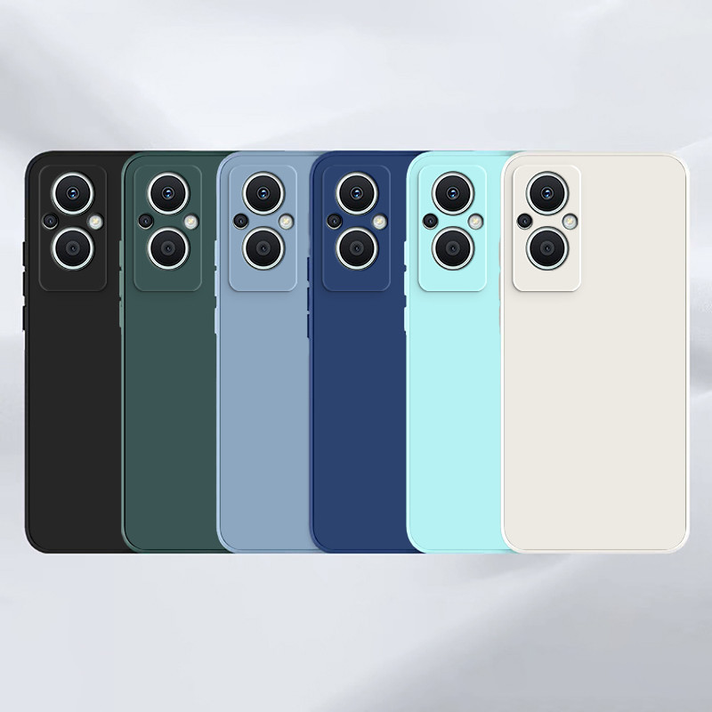 เคส OPPO Reno 7Z 8Z 5G Reno7Z Reno8Z เคสโทรศัพท์ หลายสี อ่อนนุ่ม ทนทาน กันกระแทก มุมขวา ใหม่ล่าสุด