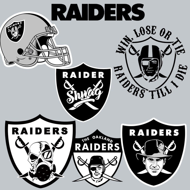Las Vegas Raiders เสื้อยืด พิมพ์ลายโลโก้รักบี้ ซักล้างได้ DIY