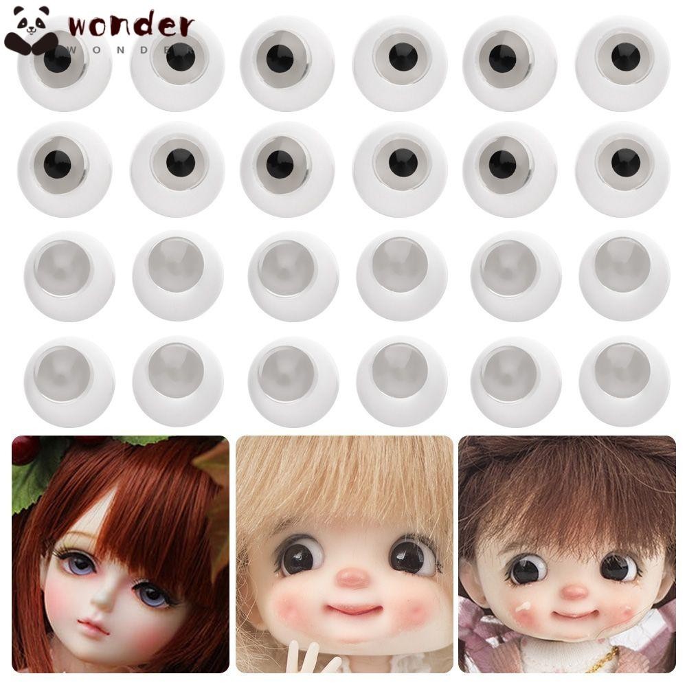 Wonder ตาตุ๊กตาอะคริลิค 8~26 มม. อุปกรณ์เสริม DIY 1 ชุด