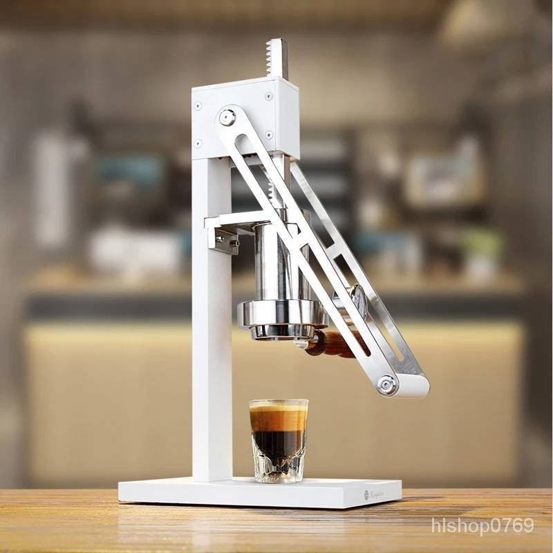 คันโยกสกัดกาแฟ เครื่องชงทำกาแฟ มือโยก เครื่องทำกาแฟเอสเพรสโซ่ Espresso Coffee Machine มีเครื่องวัดความดันLeverกาแฟ