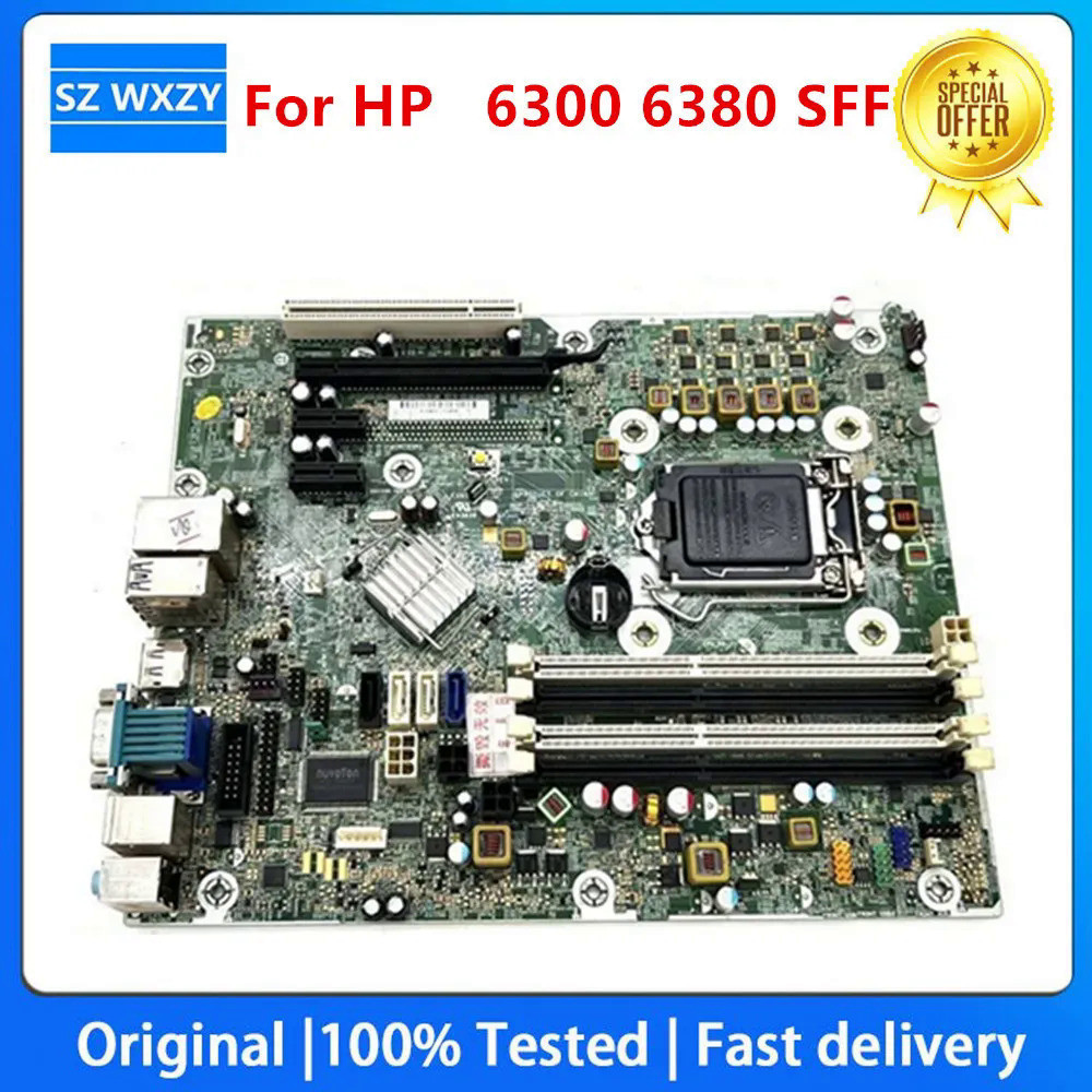 657239เมนบอร์ดเดสก์ท็อป -001 สําหรับ HP Compaq 6300 6380 SFF 656961-001 Lga 1155 DDR3 เมนบอร์ดทดสอบแล้ว 100% จัดส่งรวดเร็ว