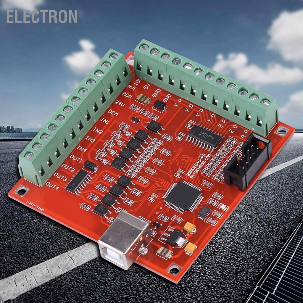 Electron USB MACH3 100Khz Motion Controller การ์ด Breakout Board สำหรับการแกะสลัก CNC