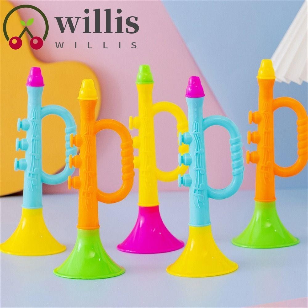 Willis แตรเด็ก ของเล่นเพื่อการเรียนรู้ ที่มีสีสัน ของเล่นเด็ก ของขวัญที่ดีที่สุด เด็ก ทรัมเป็ต