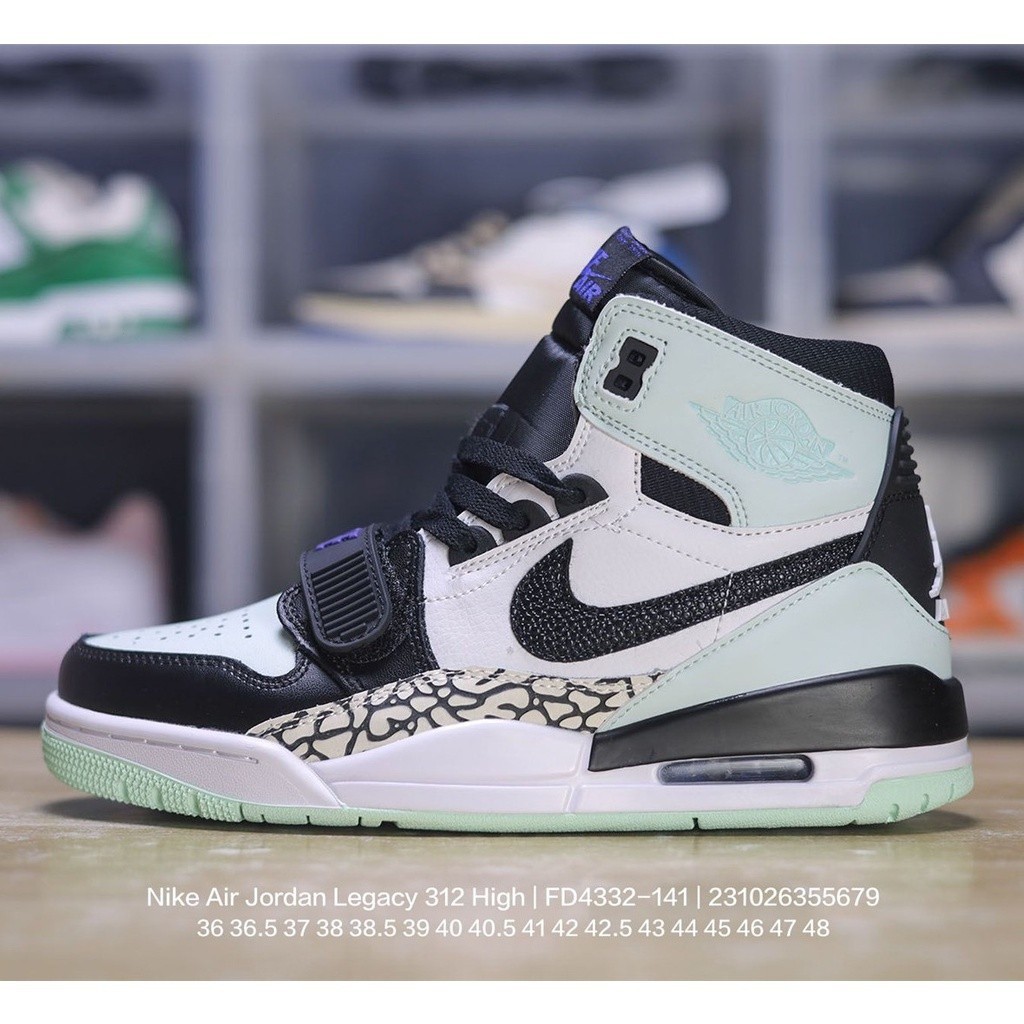 Nike Air Jordan legacy 312 high Jordan's รองเท้าผ้าใบลําลอง แข็งแรง สามนิ้ว