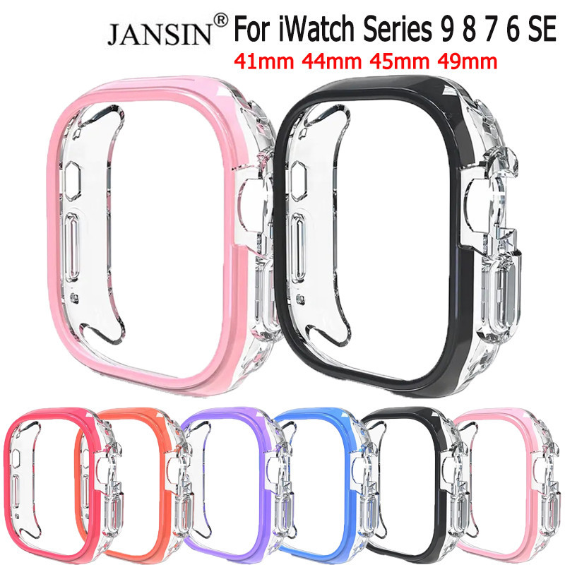 เคสนาฬิกาข้อมือ พลาสติก สําหรับ IWatch ultra 2 series 9 8 7 6 5 4