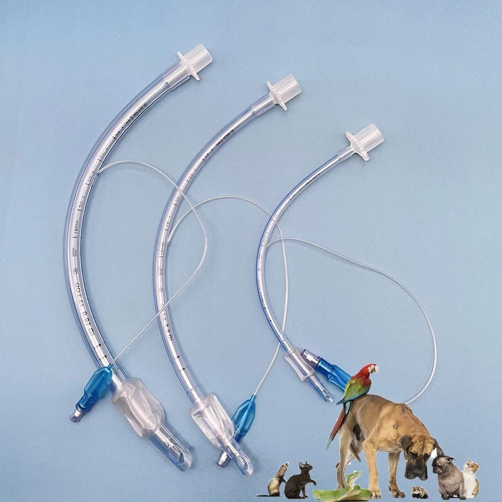 10PCS แมวสุนัขหนูสัตว์เลี้ยงสัตว์เล็ก Endotracheal Intubation Tube Cuff Inflation ความดันเงินเฟ้อ รั
