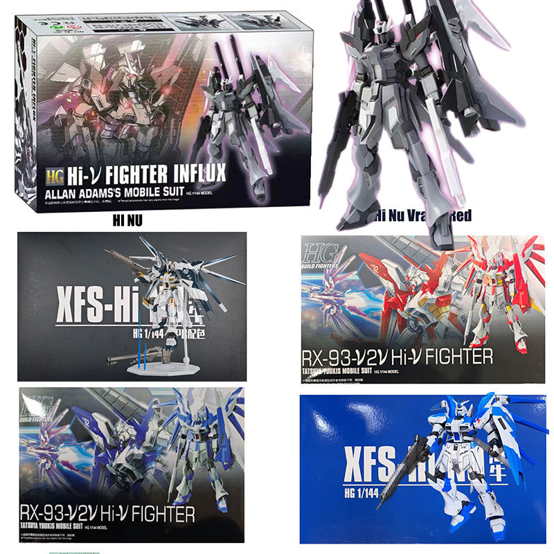 โมเดลกันดั้ม Fighter Influx Hi V Gundam Hg RX-93-Ф2 Hi Nu Vrabe ของเล่นสําหรับเด็ก