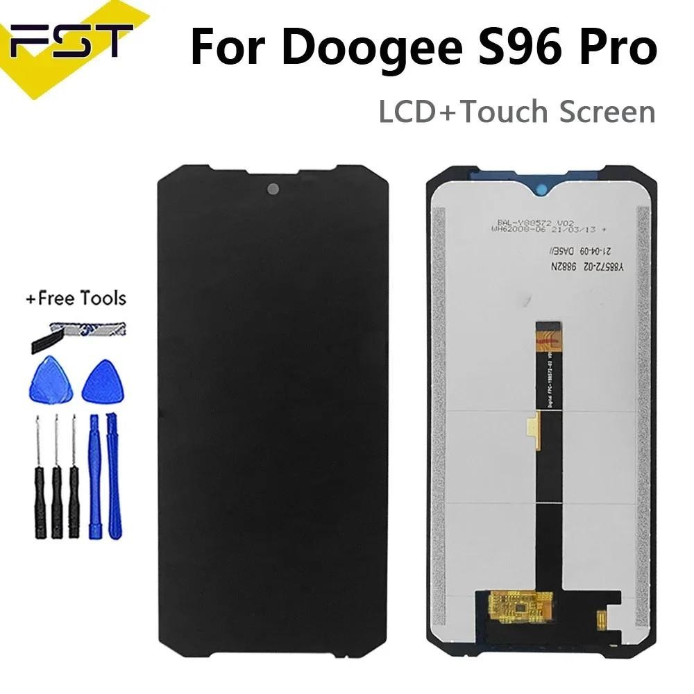 หน้าจอแสดงผลสัมผัสดิจิทัล LCD สําหรับ Doogee S96 Pro Doogee S96 Pro S96Pro