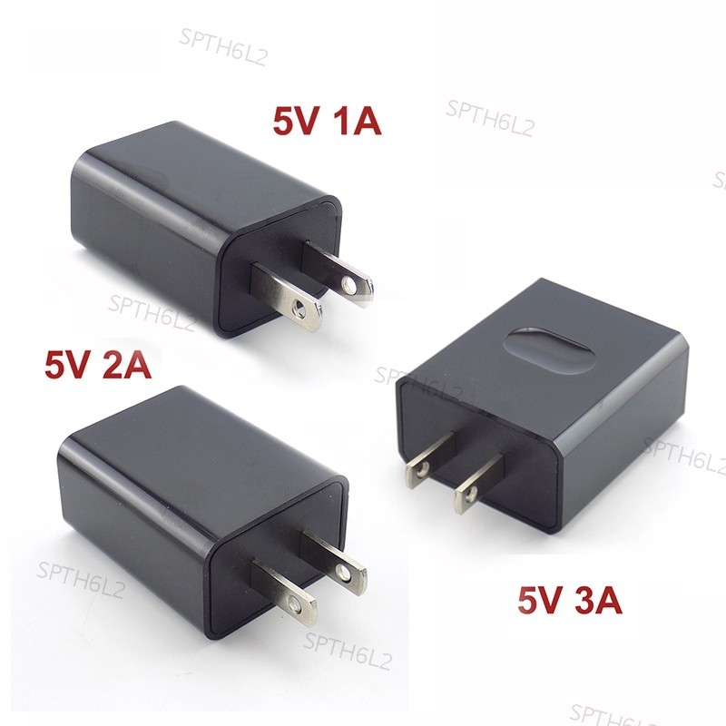 5v 1A 2a 3A พอร์ต USB เดี่ยวปลั๊ก US USB Travel Charger อะแดปเตอร์ Wall Charger อะแดปเตอร์ TH6L2