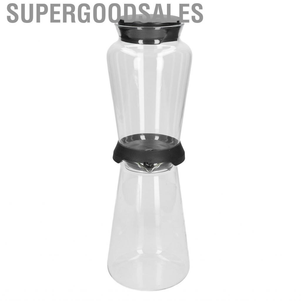 Supergoodsales เครื่องทำกาแฟแบบมืออาชีพ Ice Cold Brew Dripper Glass 900ml MF