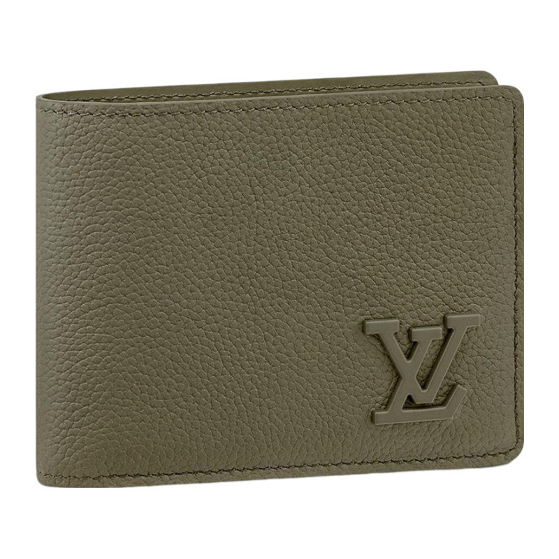 Louis Vuitton/Louis Vuitton Men's Short Wallet LV Aerogram Leather M81734