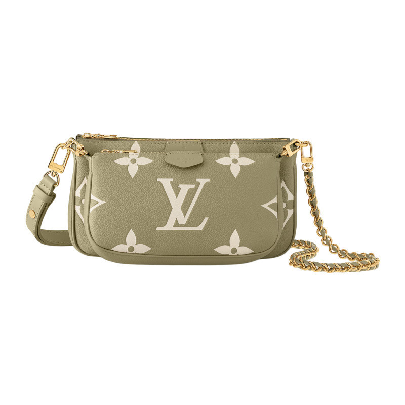 LV/Louis Vuitton Women's Bag MULTI POCHETTE ACCESSOIRES Grained Cowhide Shoulder Backpack