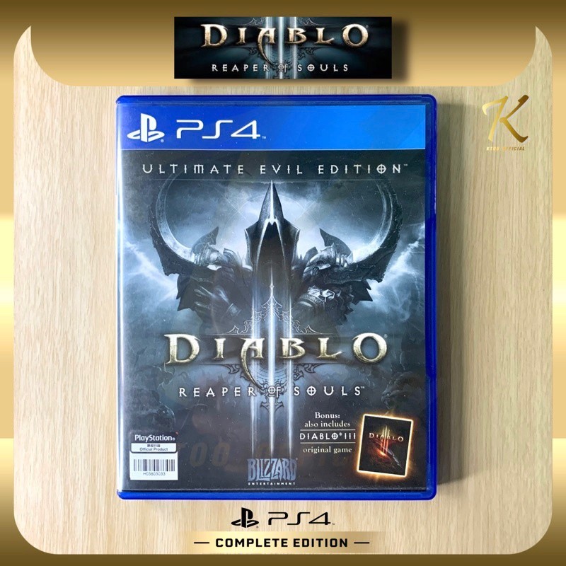 แผ่นเกมส์ PS4 Diablo Reaper of Souls [แผ่นแท้][Zone 3][มือ2] สภาพใหม่ๆ