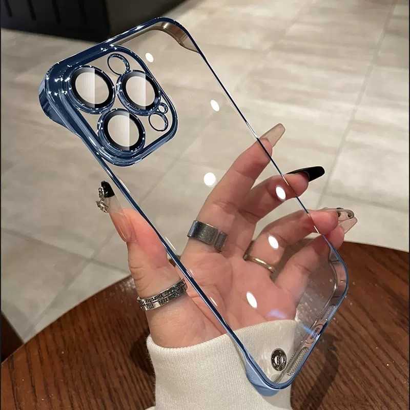 เหมาะสําหรับเคสโทรศัพท ์ มือถือ iPhone พีซีโปร ่ งใสรวมถึงกรอบน ้ อยพร ้ อมฟิล ์ มเลนส ์ รวมทุกอย ่ างเคสแข ็ งเคสโทรศัพท ์