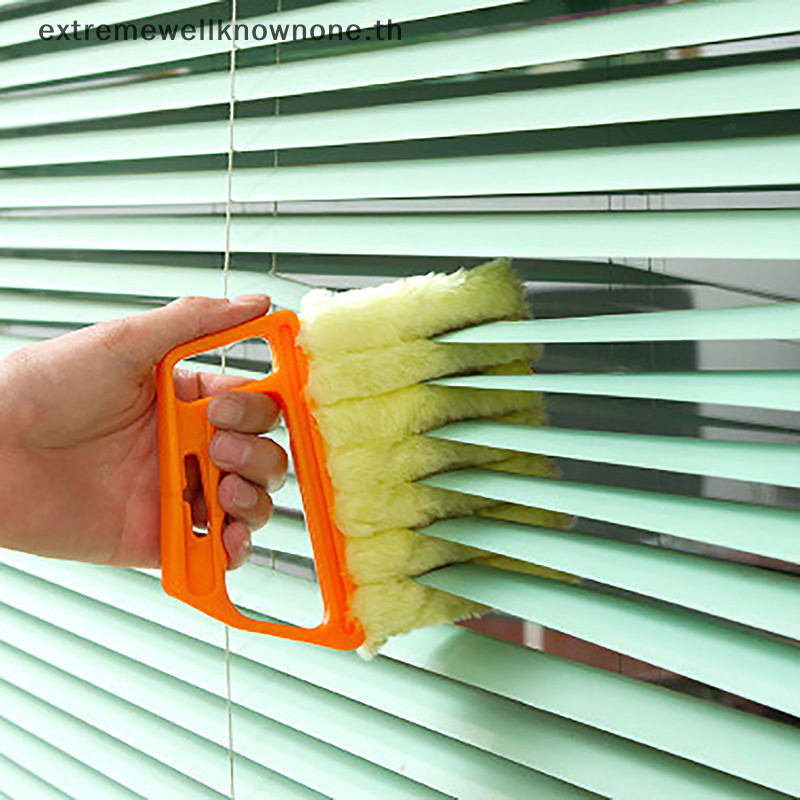 Ewth แปรงทําความสะอาดหน้าต่างไมโครไฟเบอร์เครื่องปรับอากาศทําความสะอาด Duster ทําความสะอาดล้าง Venetian ใบมีดตาบอดผ้าทําความสะอาดเครื่องมือห้องครัว EWTH