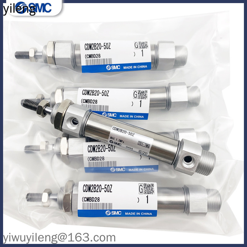 Smc กระบอกมินิสแตนเลส CDM2B20/2532/40-25/50/75/100/125/150Z175/200AZ