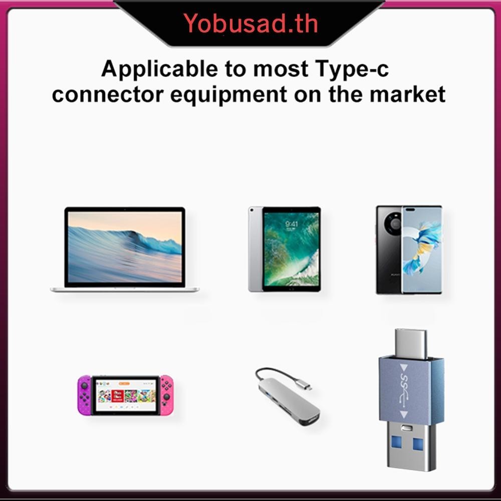 [Yobusad.th ] 10gbps 2 in 1 OTG USB3.1 to Type-C Charger Adapter สําหรับแล ็ ปท ็ อป/Tablet/สมาร ์ ท