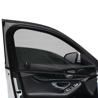 ม่านบังแดดกันยุงรถยนต์แบบทึบแสง ติดขอบประตู ม่านบังแดดหน้าต่…