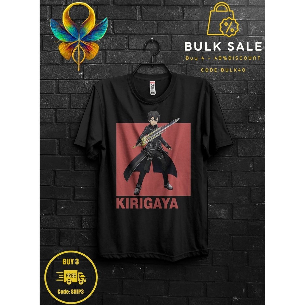 Kirito คอสเพลย์เสื้อของขวัญสำหรับอะนิเมะพัดลม Asuna Appareal สำหรับ Sinon SAO Yuuki Konno Tee ดาบ Ar