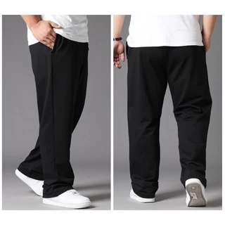 M-10xl สีดํา Oversize กางเกงลําลองผู ้ ชายกางเกงวอร ์ มกางเกงหลวม