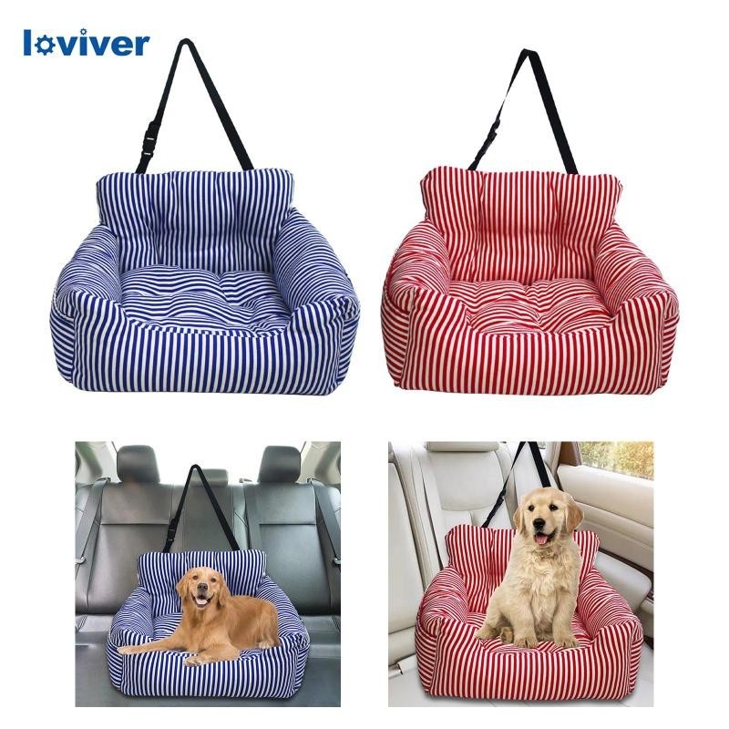 [ Loviver ] Booster Seat Dog Car Travel Seat Pet Supplies Universal Elevated Seat Pet Carrier Bed for Activities Inside Cat Puppy