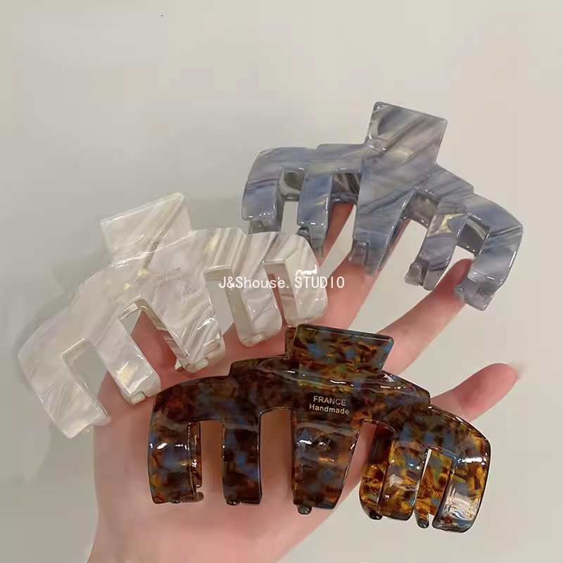 เคเอฟ778 เกาหลีขนาดใหญ่คุณภาพสูงอะซิเตทผมกรงเล็บคลิปจํานวนมากผมผู้หญิงอุปกรณ์เสริม - รูปที่ 4