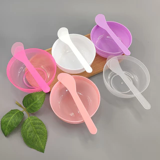 ความงามหน ้ ากากเครื ่ องมือ 2 ชิ ้ นชุดสปาแอปพลิเคชั ่ นหน ้ ากากชาม Stick ชุดหน ้ ากาก Stick ชามพลาสติก