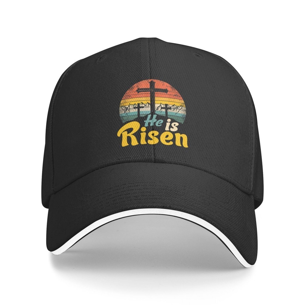 He Is Risen Christian Easter Jesus Custom Design Baseball Cap