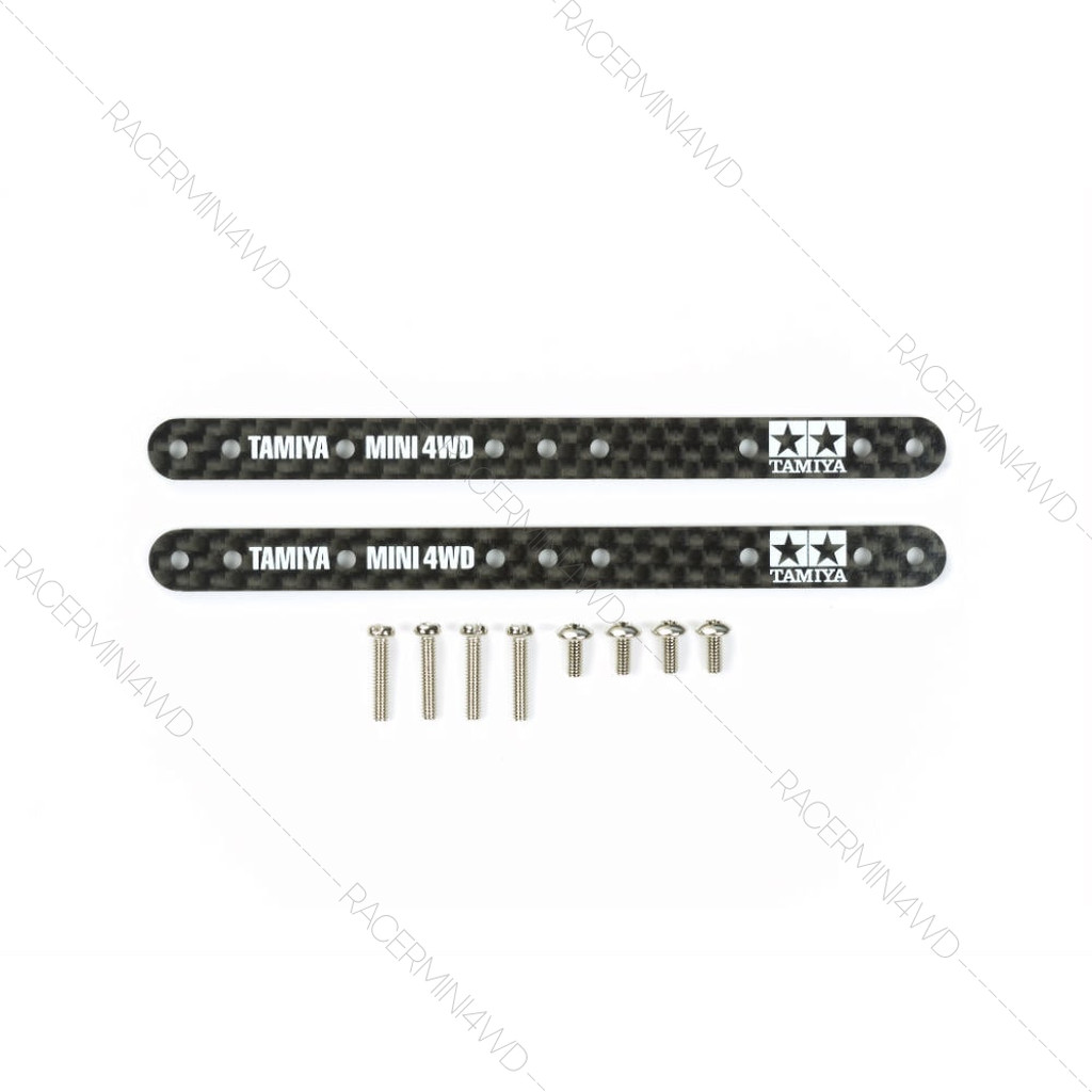 TAMIYA 15495 HG Carbon Reinforcing Plate Set (1.5mm) ชุดแต่งมินิโฟร์วีลทามิย่าแท้
