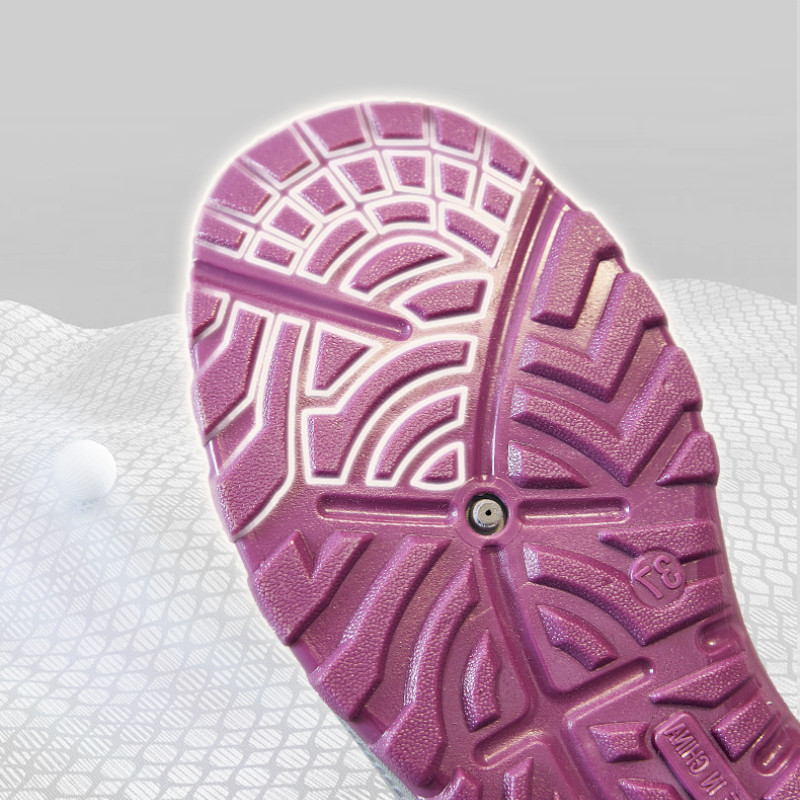 IELGY รองเท้าเดินตาข่ายหญิงสบาย ตีนตุ๊กแก แม่น้ําหนักเบา - รูปที่ 5