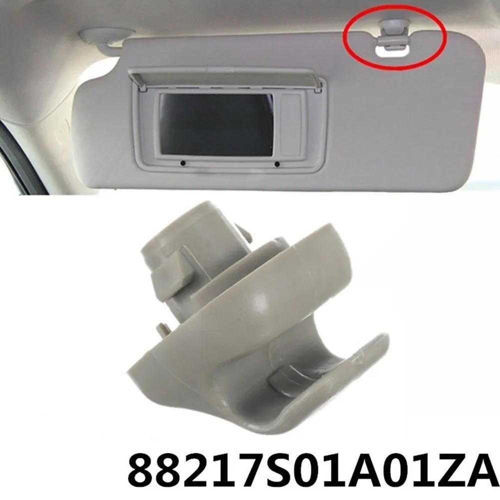 สีเทา Sun Visor คลิป 88217S01A01ZA สําหรับ Honda 98-07 สําหรับ Accord 1996-2004 สําหรับ Civic 06-11 Ridgeline SunVisor Hook สนับสนุนวงเล็บ