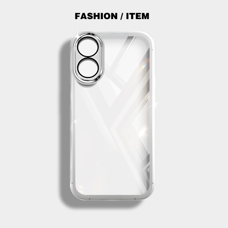 Ybd Ultra Thin สีโปร่งใสเคสโทรศัพท์สําหรับ OPPO A3X A79 A59 A18 A38 A58 A17 A17K A78 A98 F23 A1 Pro Reno 8T A60 4G 5Gแฟชั่นซิลิโคนใส Girly - รูปที่ 2