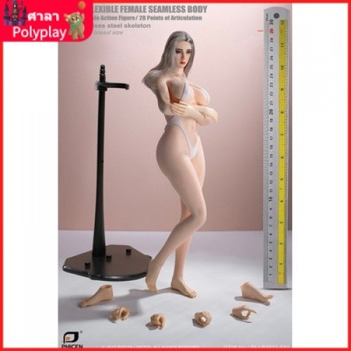 Tbleague 1/6 ยุโรปอเมริกันรูปร ่ างแยกฟุตไม ่ มีรอยต ่ อร ่ างกายหญิง PLLB2023-S52/53