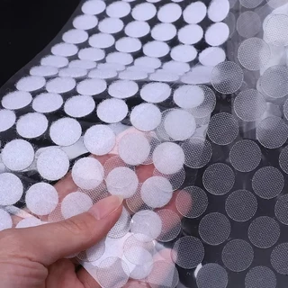 500 คู่กาวตนเองรอบเทป - Dot Magic สติ๊กเกอร์ - การออกแบบตะขอและห่วงไม่มีร่องรอยการลื่น - ผ้าห่ม, พรมปูพื้น Retainer สำหรับตกแต่งรถยนต์แบบตั้งโต๊ะ, กล่องซ็อกเก็ต
