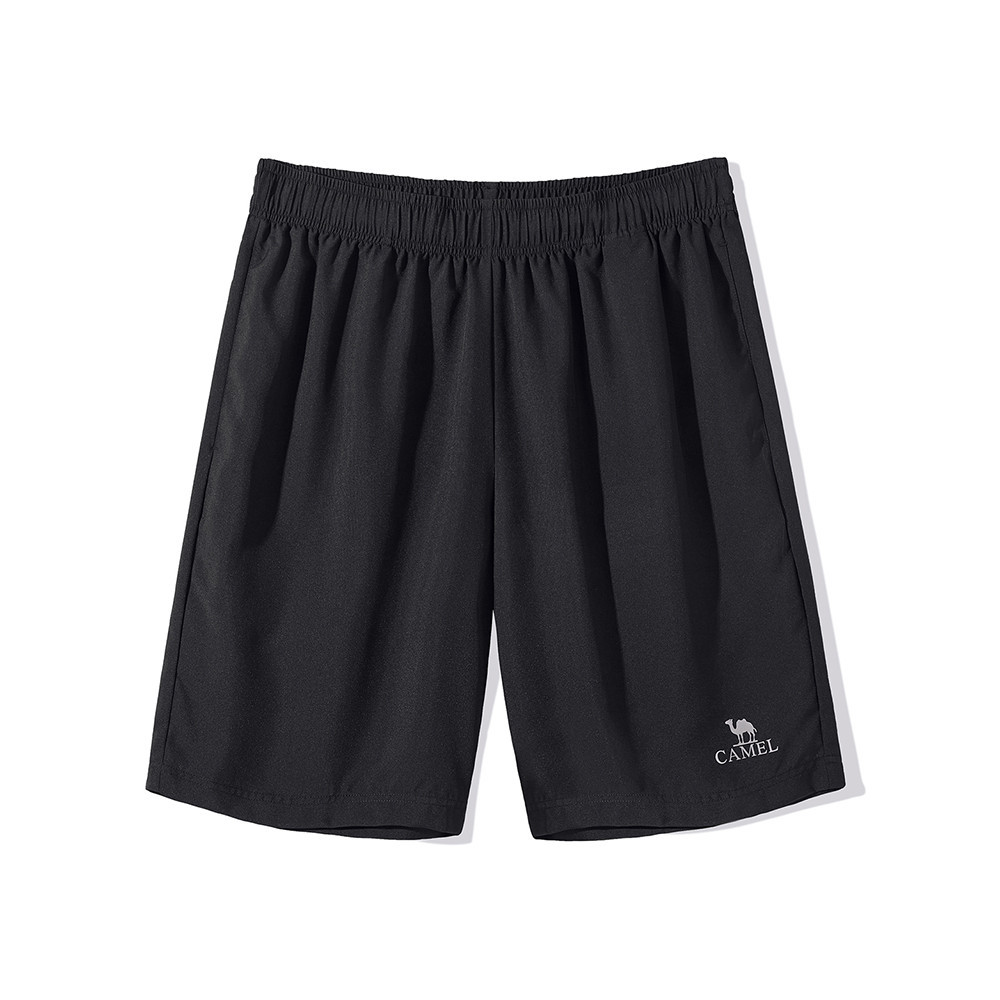 อูฐสําหรับผู้ชายและผู้หญิงคู่กางเกงขาสั้นแห้งเร็วแสงระบายอากาศหลวมตรงขากลางแจ้งสบายๆไตรมาสกางเกงกางเกงสีดําฤดูร้อน - รูปที่ 6