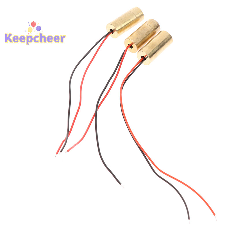 [ Keepcheer ] หัวเลเซอร ์ ทองแดง 650nm 9mm 3V 50mW Laser Cross Diode Module Red Laser [ ใหม ่ ]