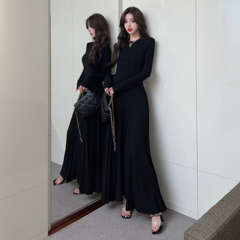 ติดตามรับ✔เดรสออกงาน เดรสเซ็กซี่✨ชุดเดรสไนท์คลับ✨ชุดการแสดง✈WDS14312023Celebrity Casual แขนยาวรอบคอ 