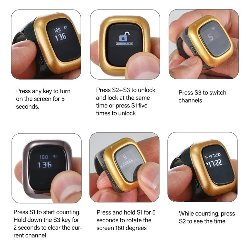 Fol OLED Display Electronic Digital Counter Tally Counter