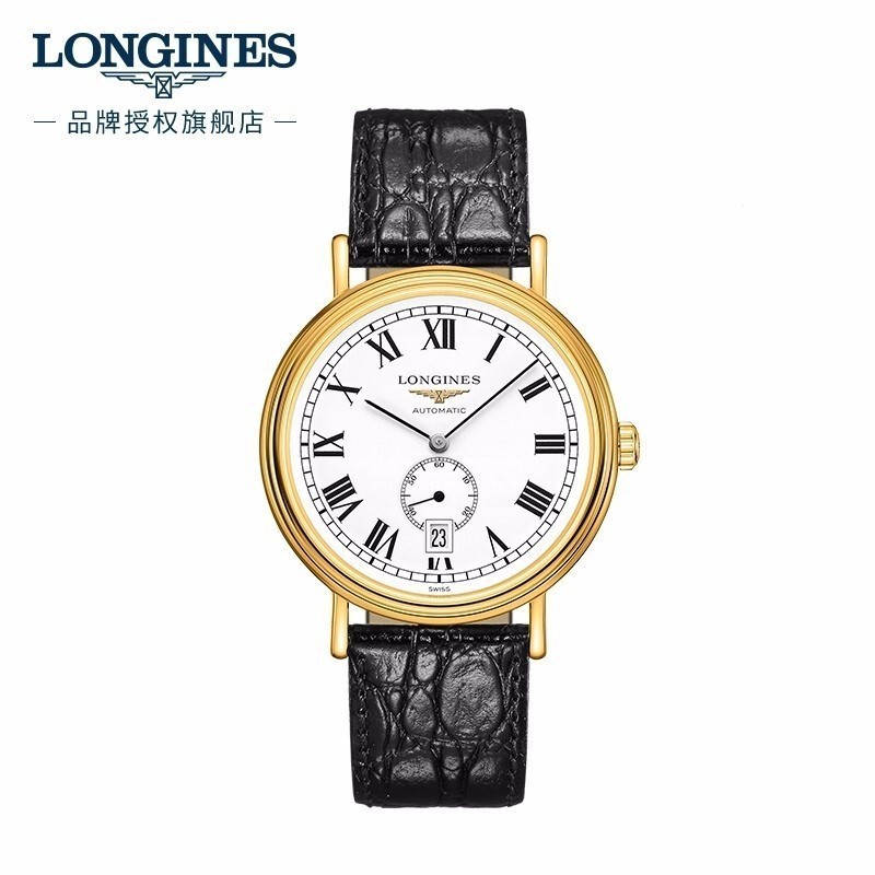 [ ในสต ็ อก ] Longines Longines นาฬิกาสวิสแฟชั ่ น Series Mechanical Belt นาฬิกาผู ้ ชาย