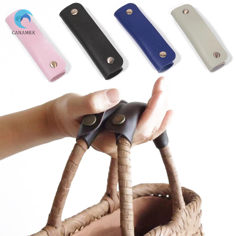 Canamek สําหรับกระเป๋าเดินทาง Grip ฝาครอบป้องกันสายคล้องไหล่ Pad Grip กระเป๋าอุปกรณ์เสริมกระเป๋าหนัง Handle Wrap เปลี่ยนใหม่