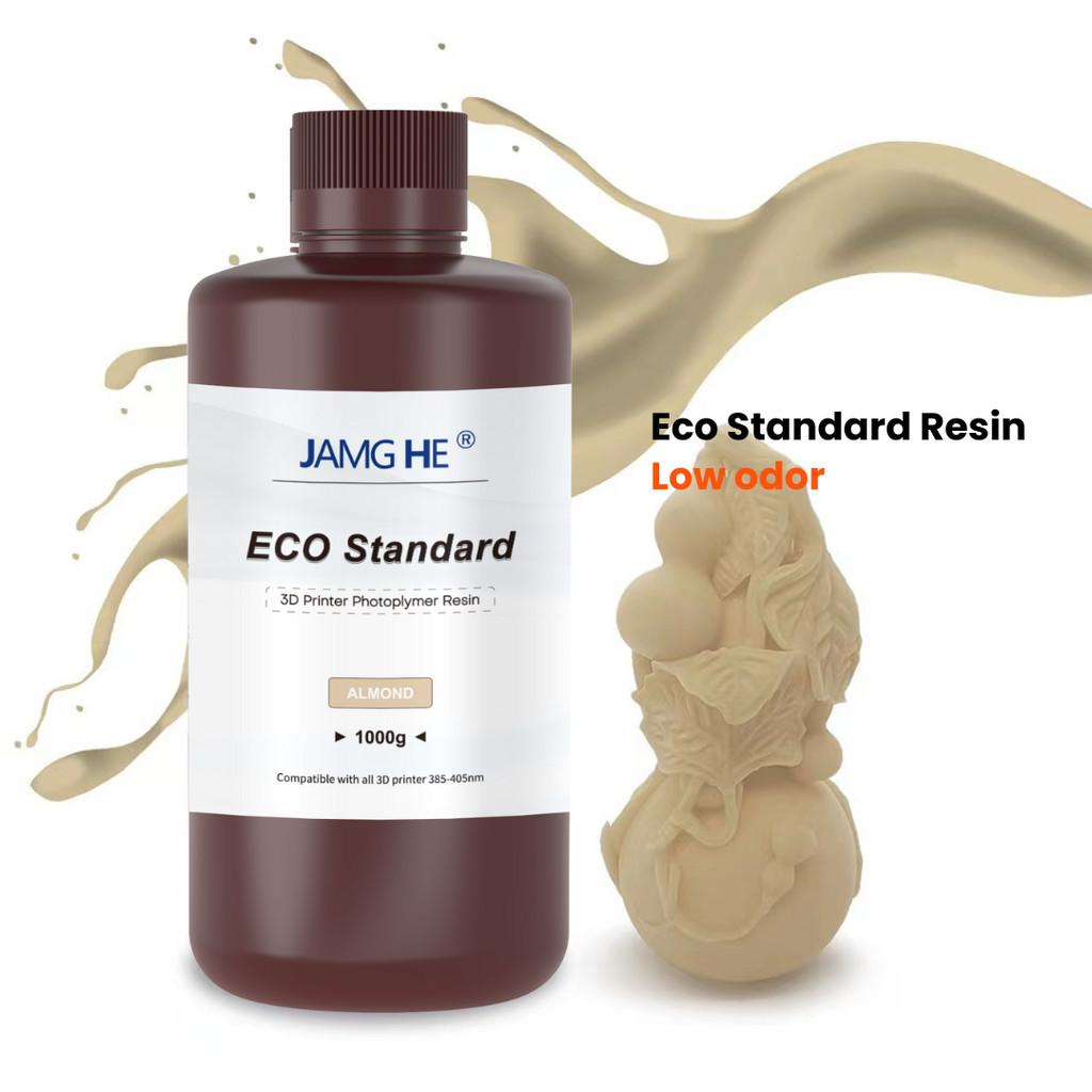 3D Printer : 3D Printing resin Eco Standard < Jamg He> 1 kg สำหรับ เครื่อง Anycubic , Creality, Elegoo by In2real3d