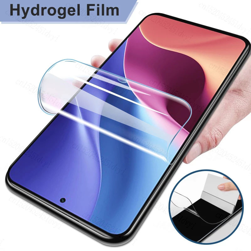 IQooU5 iQooU5x iQooU3 iQooU3x iQooU1 iQooU1x 2 ชิ้น 400D HD Clear Hydrogel ฟิล์มสําหรับ iQoo U3x มาต
