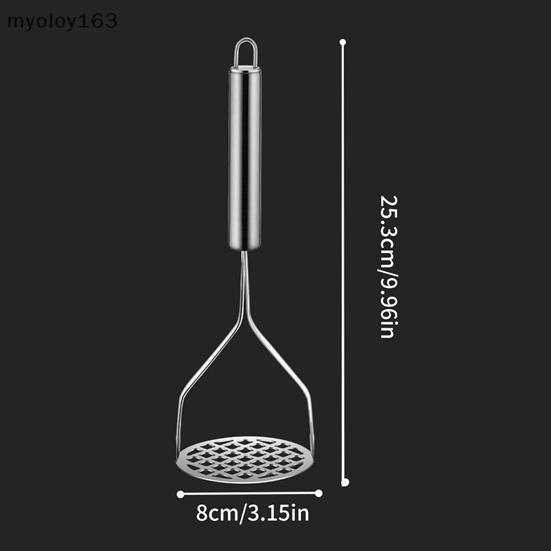 Myoloy Gadget ครัว Creative โคลนกด Masher Puree น้ําผลไม้ Maker สแตนเลสมันฝรั่ง Crusher Pusher เครื่องมือผลไม้ Cocina Cozinha TH - รูปที่ 4
