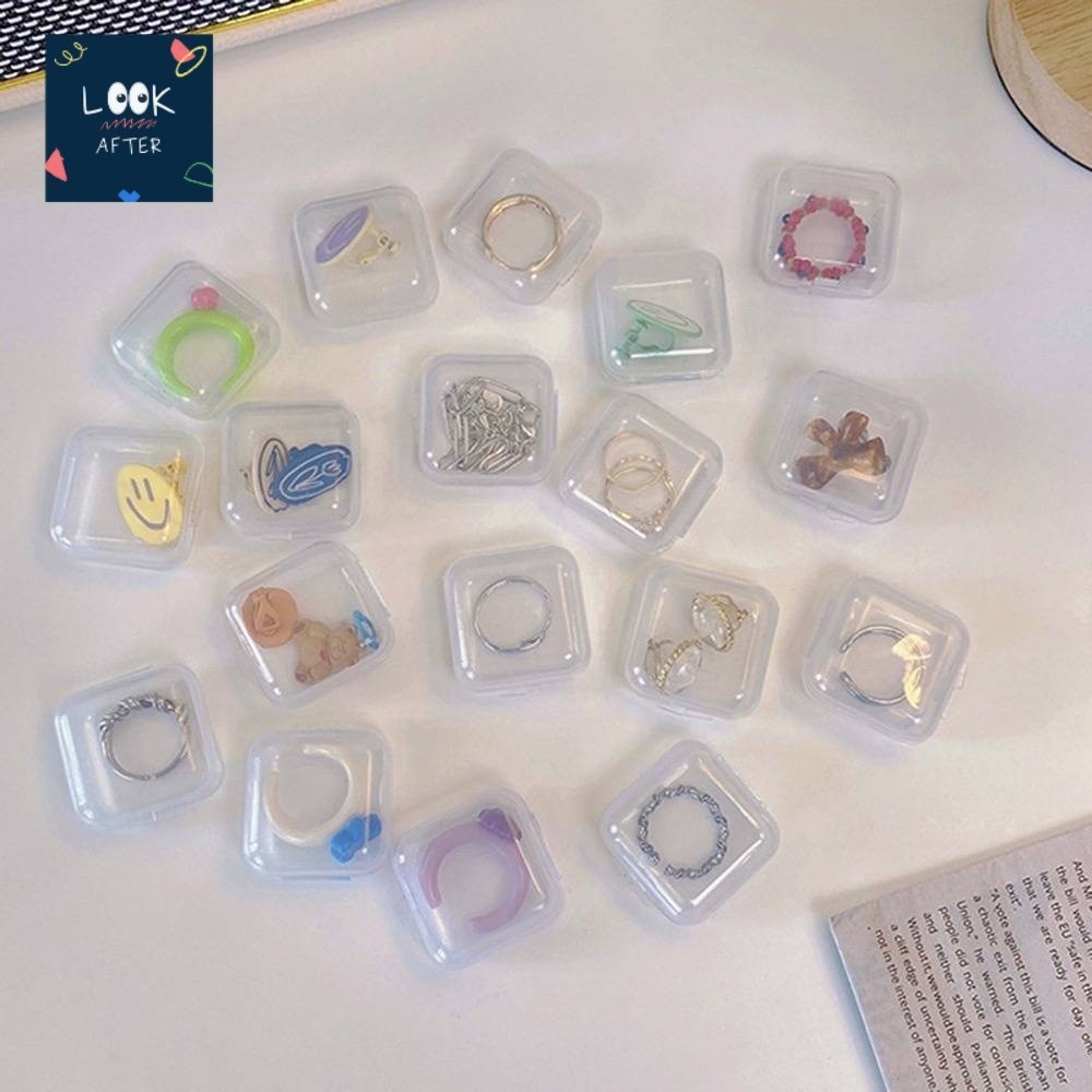 Look After กล่องพลาสติกใส จิ๋วๆ เล็กๆ ใส่ของกระจุกกระจิก เครื่องประดับเอย ซิมโทรศัพท์เอย