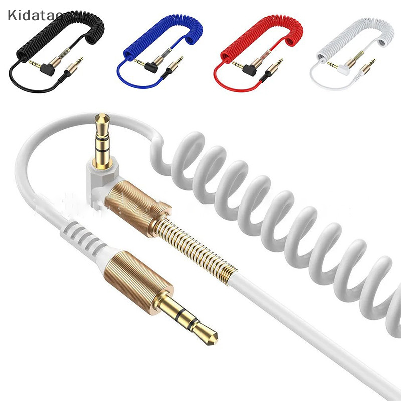 Kidatao เหมาะสําหรับ 3.5 มม. ถึง 3.5 มม. รถติดตั้ง Aux Audio การเชื่อมต่อสายใหม่
